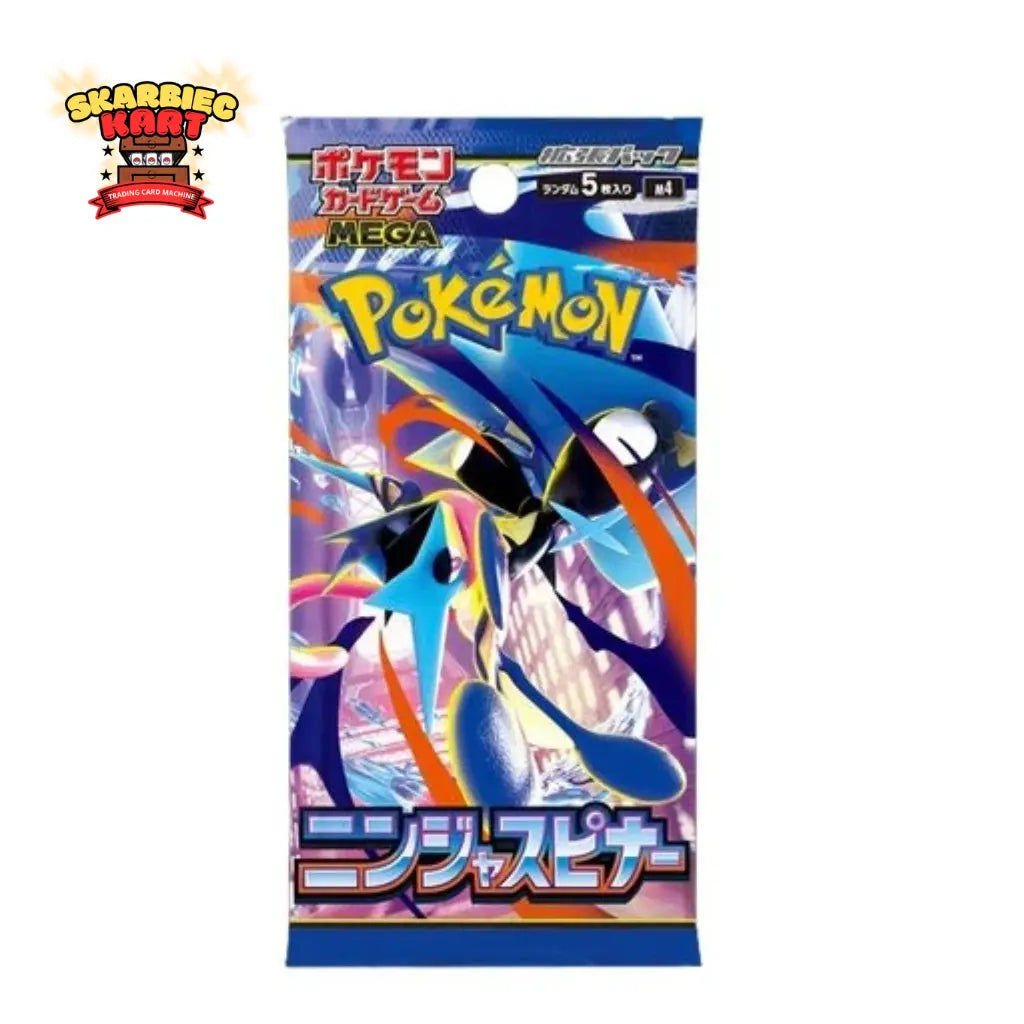 Pokémon TCG Ninja Spinner Japoński Booster M4 – Mega Greninja ex MUR Skarbiec Kart