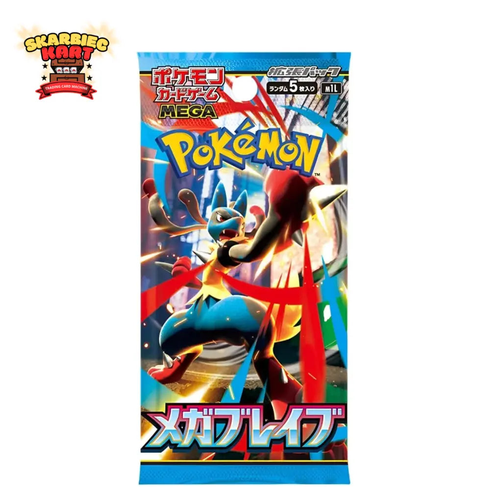 Pokémon TCG Mega Brave Japoński Booster M1L – Mega Lucario MUR | Kanto Skarbiec Kart