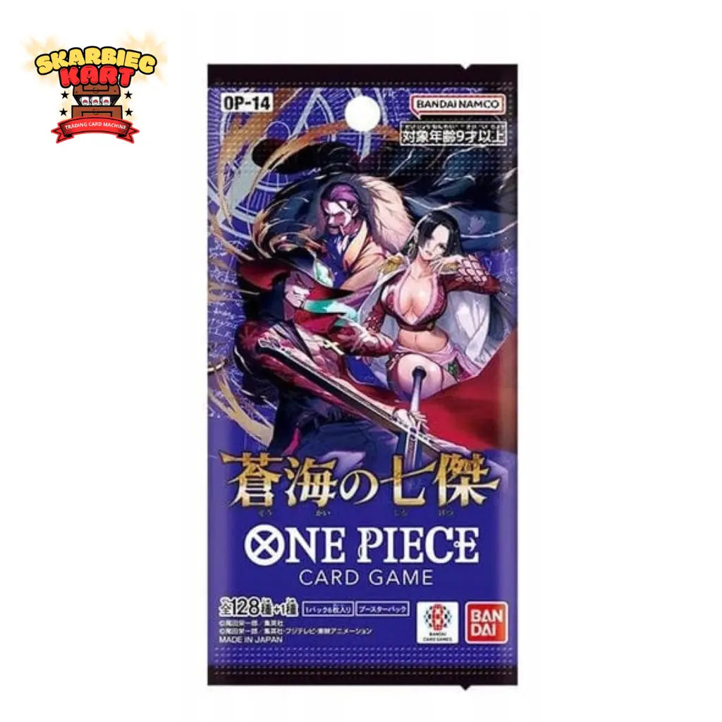 One Piece TCG The Seven Warlords Japoński Booster Box OP-14 Skarbiec Kart