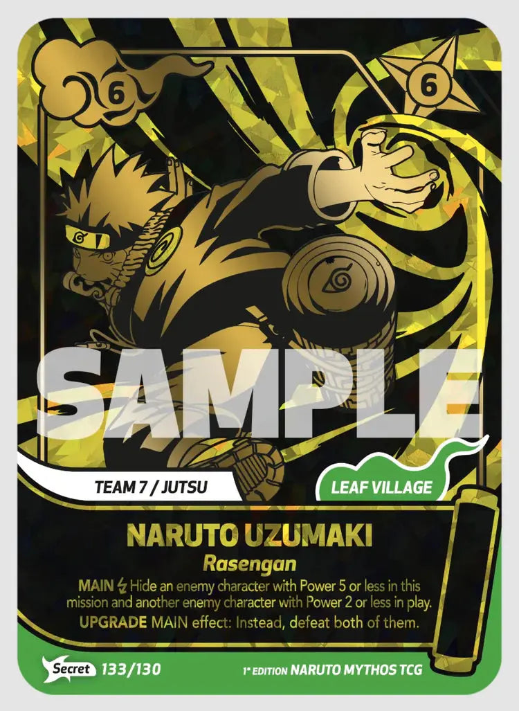 Naruto Mythos TCG Starter Pack Naruto & Sasuke | 1st Edition Skarbiec Kart