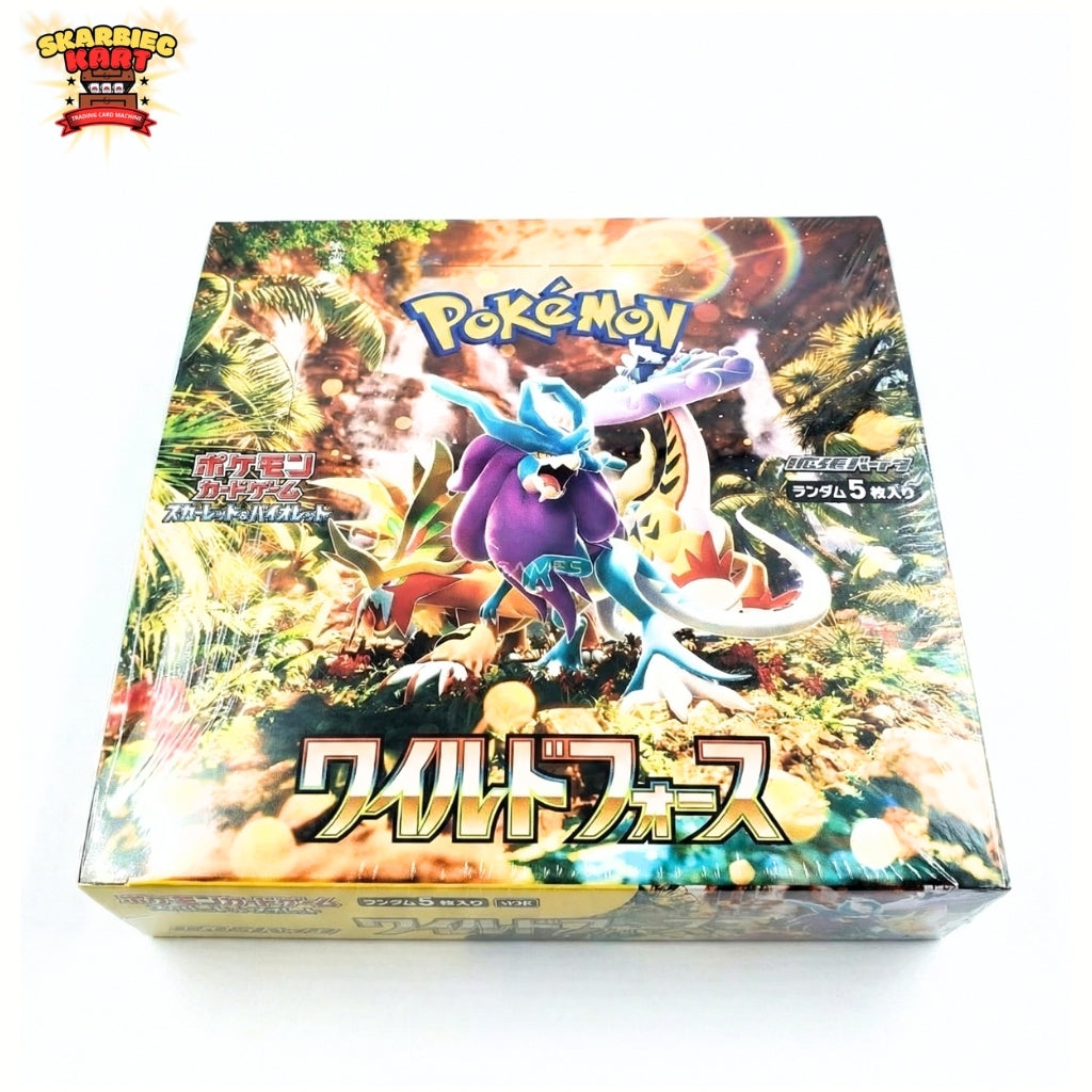 POKÉMON TCG: WILD FORCE - SV5K BOOSTER BOX - Zdjęcie 2