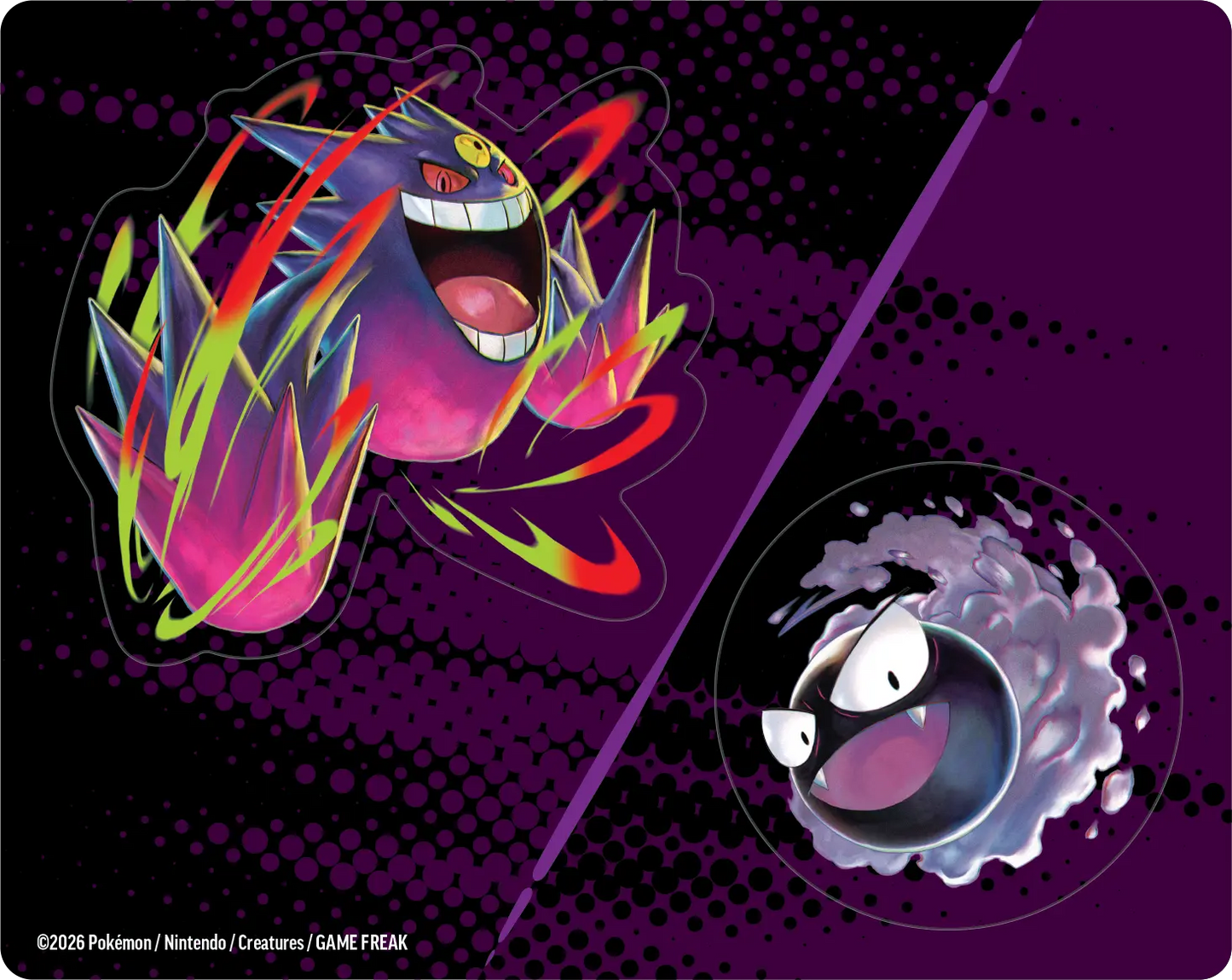 Pokémon TCG: Mega Evolution - Ascended Heroes - Tech Sticker Collection - Gastly/Mega Gengar - Zdjęcie 4
