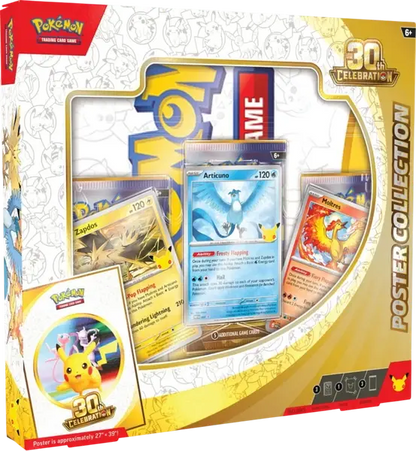POKÉMON TCG: 30TH CELEBRATION POSTER COLLECTION - WERSJA ANGIELSKA Skarbiec Kart