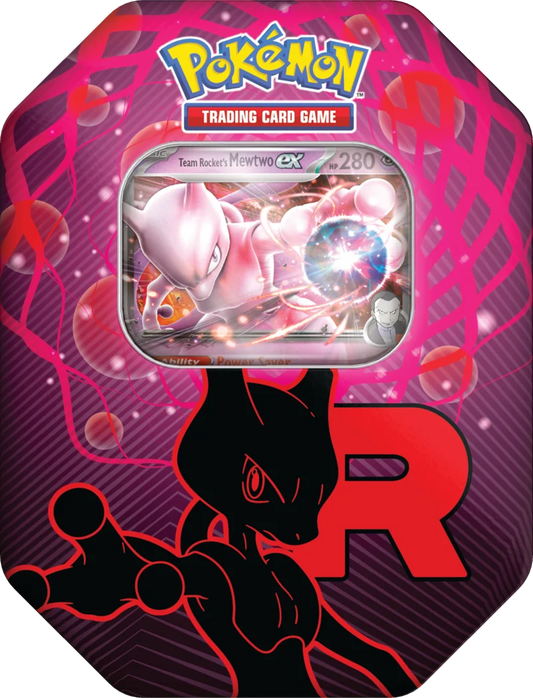 Pokémon TCG: Team Rocket Tin – Mewtwo