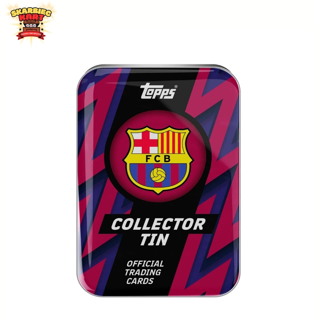 2025-26 Topps Soccer FC Barcelona kolekcjonerska puszka - Zdjęcie 2