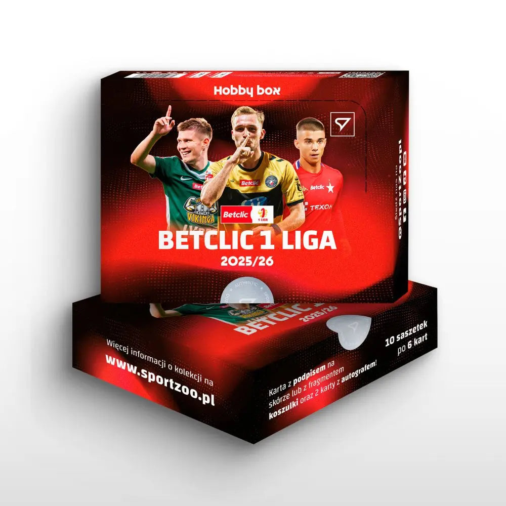 SportZoo BetClic 1 Liga 2025/26 Hobby Box – Karty Polskiej 1 Ligi Skarbiec Kart