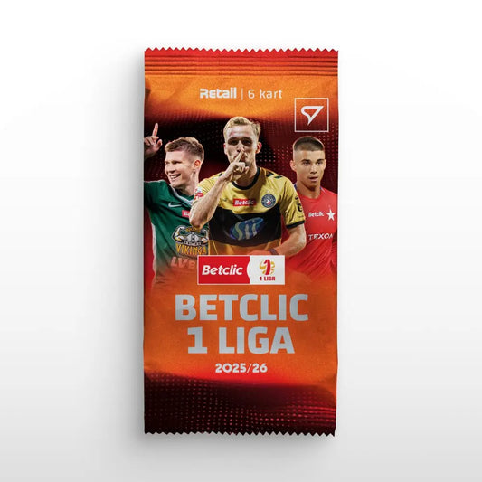 SportZoo BetClic 1 Liga 2025/26 Retail Saszetka – Karty Polskiej Piłki Skarbiec Kart