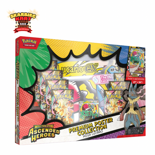 Pokemon TCG: ME 02,5 – Ascended Heroes – Premium Poster Collection – Mega Lucario
