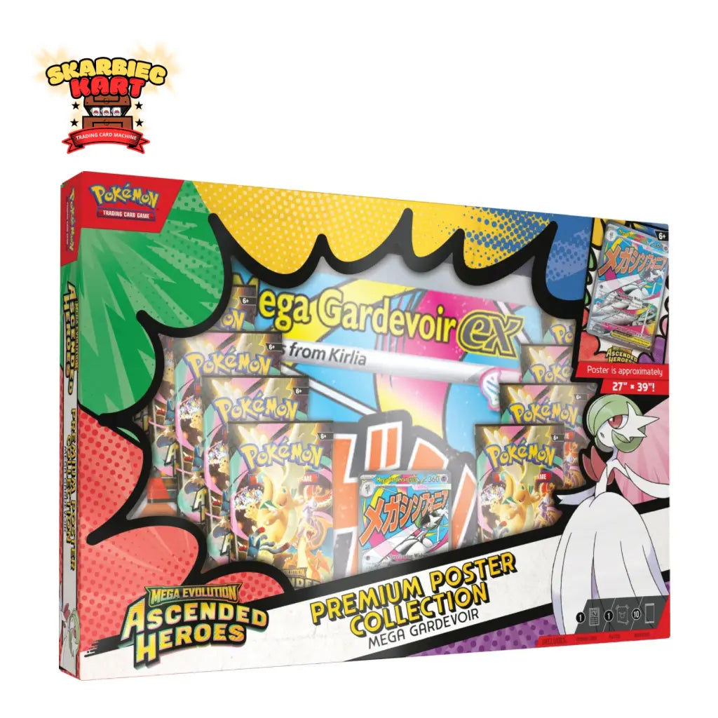 Pokémon TCG Ascended Heroes Premium Poster Collection – Mega Gardevoir | EN Skarbiec Kart