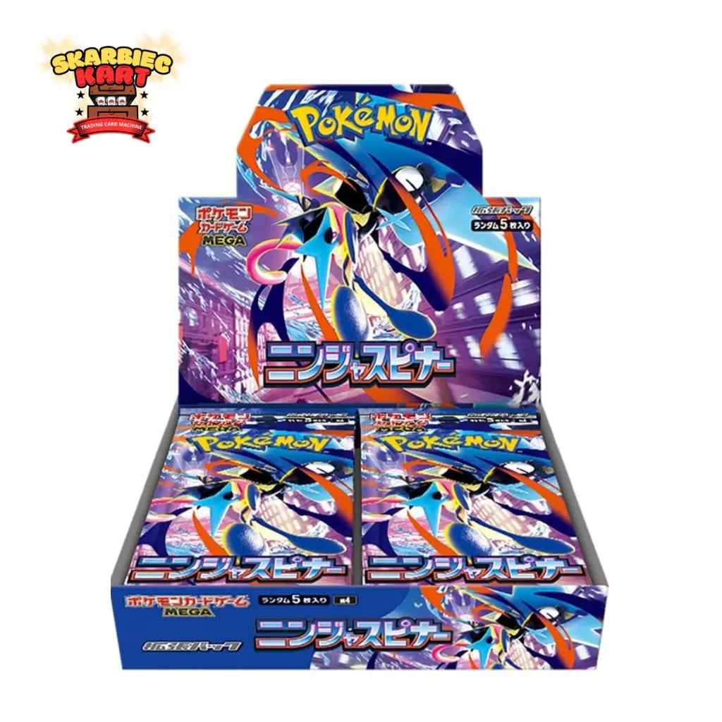 Pokémon TCG Ninja Spinner Booster Box M4 – 30 JP | Mega Greninja MUR Skarbiec Kart