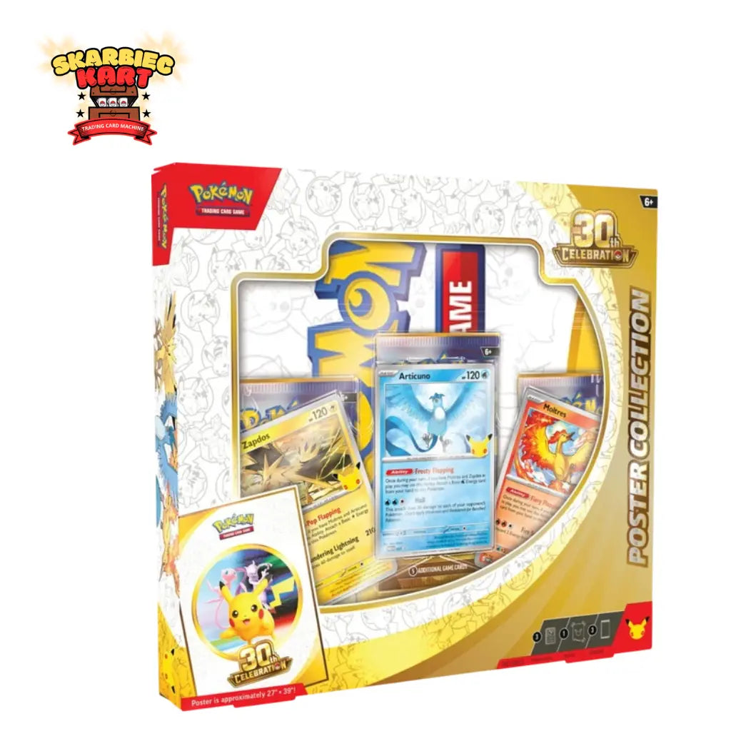 POKÉMON TCG: 30TH CELEBRATION POSTER COLLECTION - WERSJA ANGIELSKA Skarbiec Kart