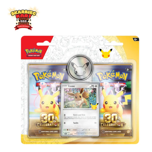 POKÉMON TCG: 30TH CELEBRATION 2-PACK BLISTER - EEVEE - WERSJA ANGIELSKA Skarbiec Kart