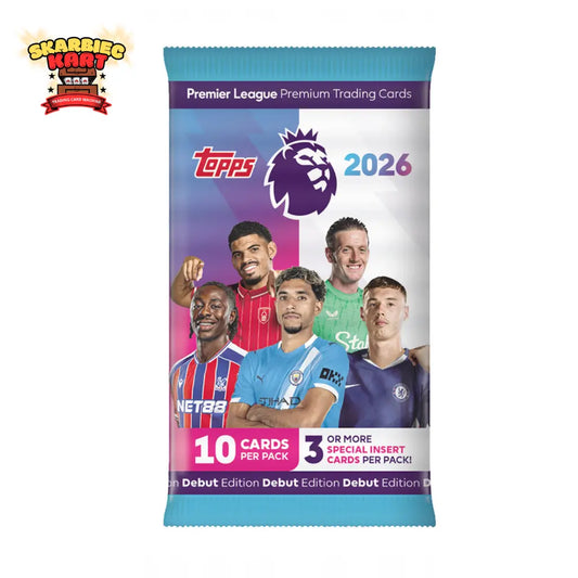 Topps Premier League 2026 Debut Edition Booster – Karty Debiutantów EPL Skarbiec Kart