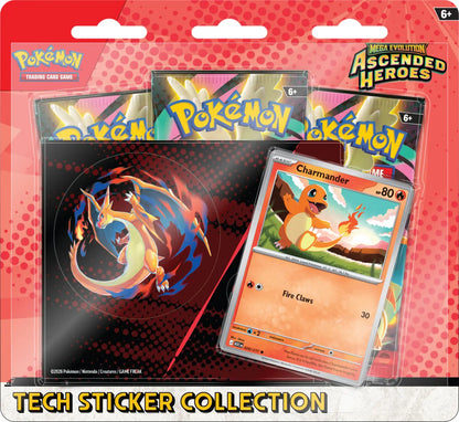 Pokémon TCG Ascended Heroes Tech Sticker Collection – Charmander/Charizard Y The Pokémon Company International