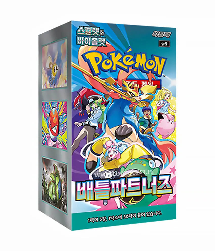 Pokémon TCG Battle Partners Koreański Booster Box SV9 – Budżetowy Skarbiec Kart