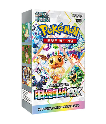 Pokémon TCG Terastal Festival ex Koreański Booster Box SV8a – Eevee Skarbiec Kart