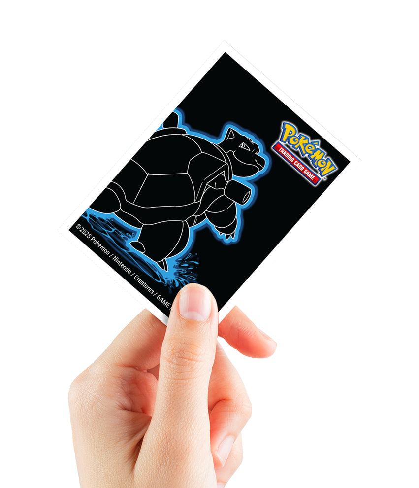 Pokémon TCG: Ultra PRO APEX Sleeves – Neon Kanto: Blastoise (105szt.)