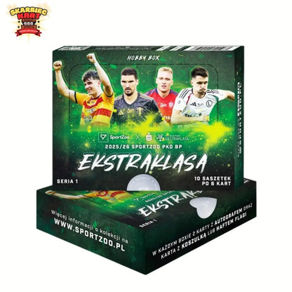 Hobby box - karty piłkarskie SportZoo PKO BP Ekstraklasa 2025/26 – Seria 1