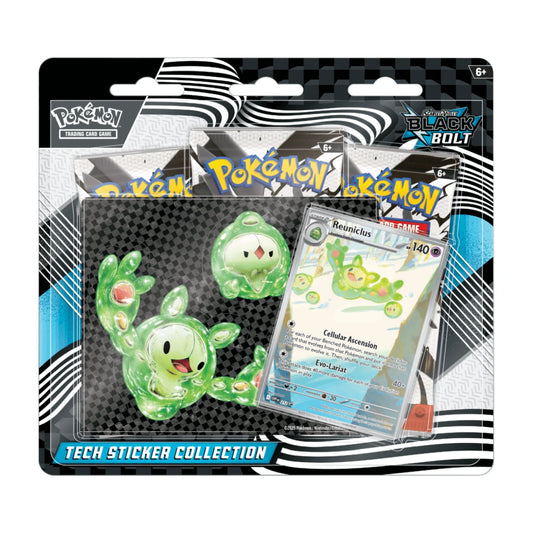 POKÉMON TCG: BLACK BOLT [BLK] TECH STICKER COLLECTION BLISTER - REUNICLUS - WERSJA ANGIELSKA