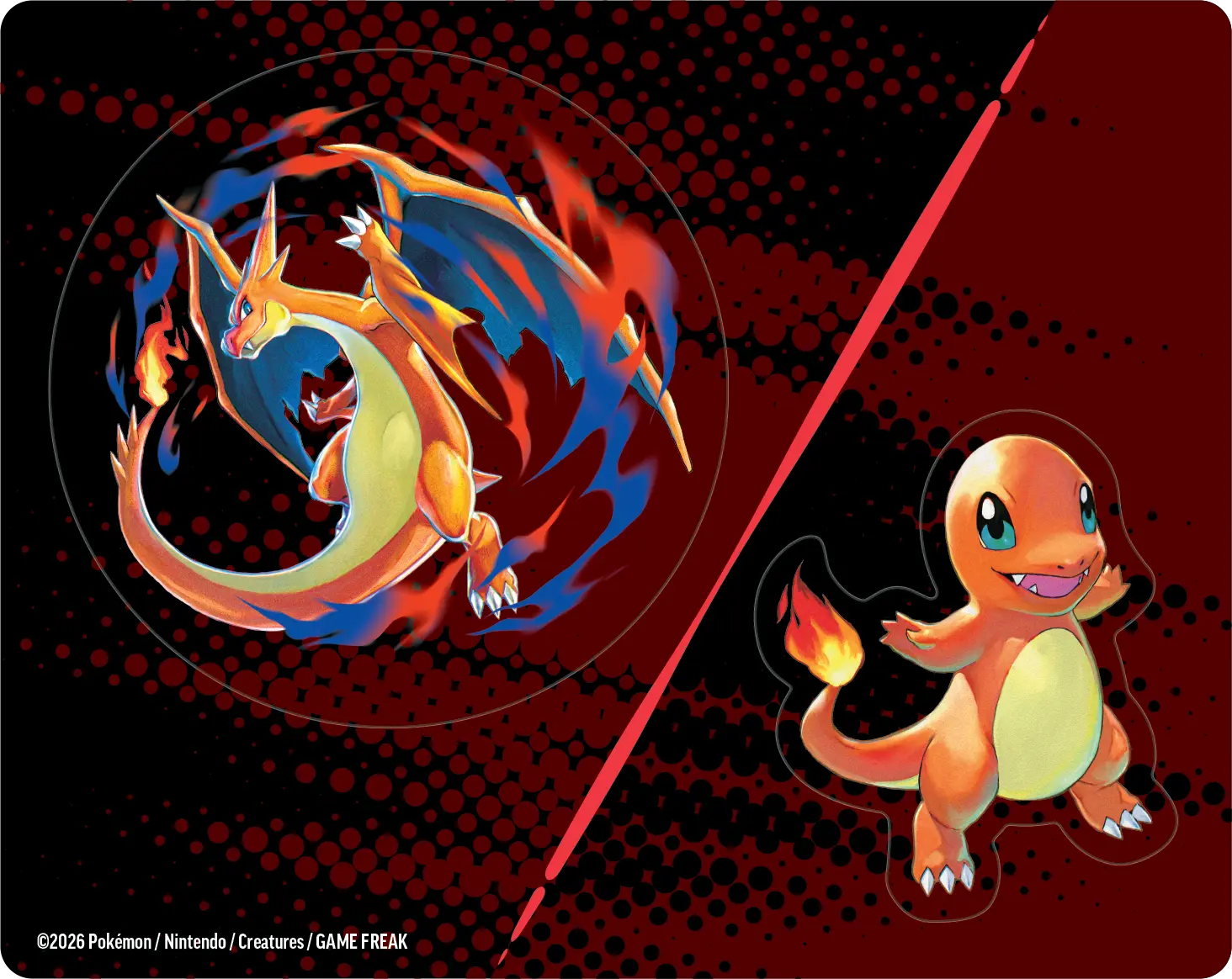 Pokémon TCG: Mega Evolution - Ascended Heroes - Tech Sticker Collection - Charmander/Mega Charizard Y - Zdjęcie 2