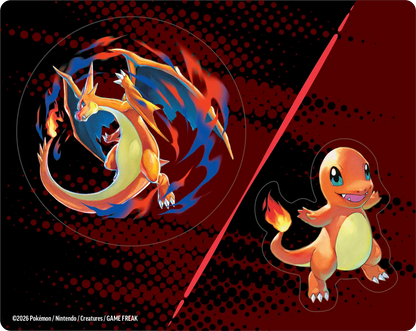 Pokémon TCG: Mega Evolution - Ascended Heroes - Tech Sticker Collection - Charmander/Mega Charizard Y - Zdjęcie 2