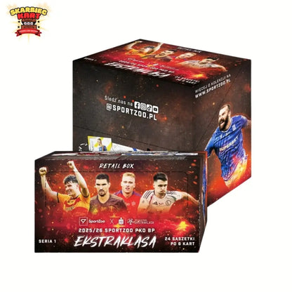 Retail box - karty piłkarskie SportZoo PKO BP Ekstraklasa 2025/26 – Seria 1