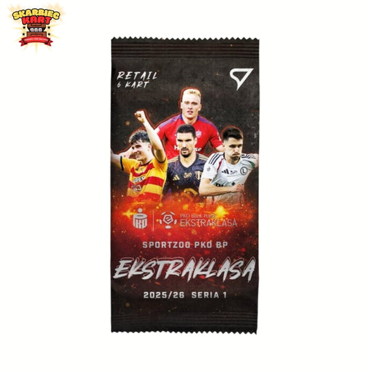 Retail saszetka - karty piłkarskie SportZoo PKO BP Ekstraklasa 2025/26 – Seria 1