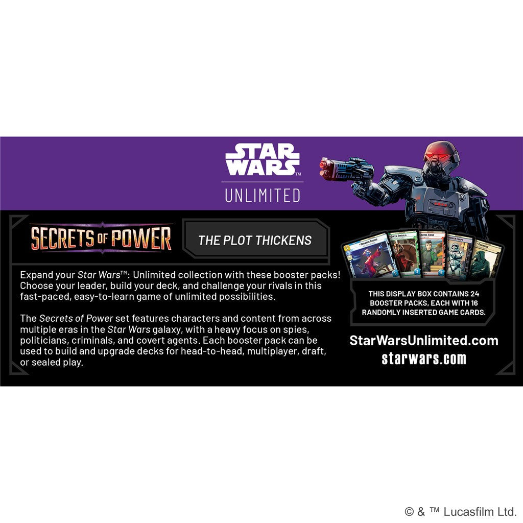 Star Wars: Unlimited Card Game - Secrets of Power - Booster Display (24) - Zdjęcie 5