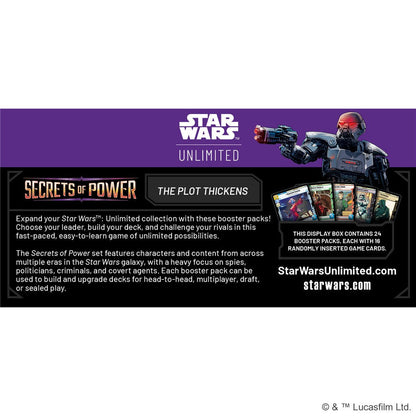Star Wars: Unlimited Card Game - Secrets of Power - Booster Display (24) - Zdjęcie 5