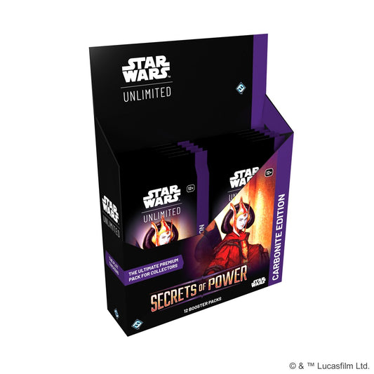 Star Wars: Unlimited Card Game - Secrets of Power - Carbonite Booster Display (12)