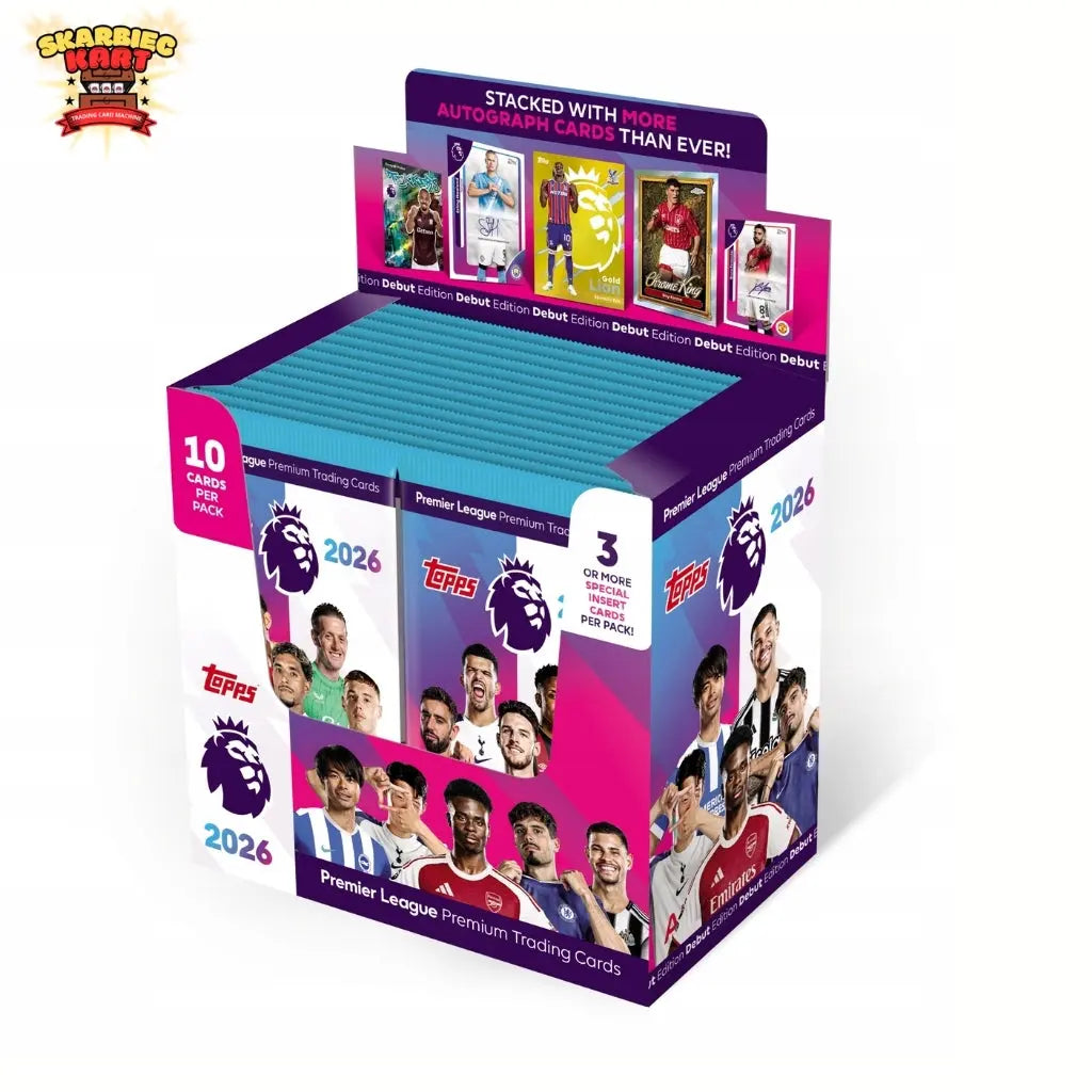 Topps Premier League 2026 - Karty piłkarskie - Box 28 saszetek
